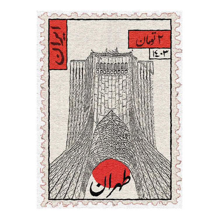 استیکر پارچه و لباس پاد آفرین مدل تهران کد 3040