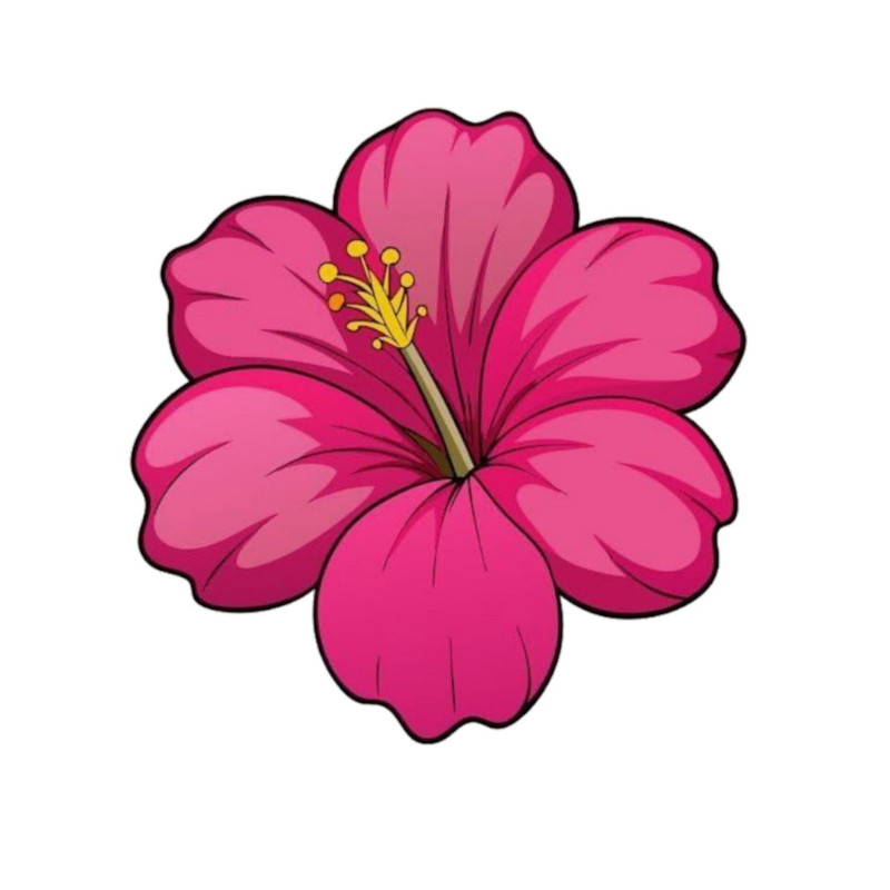 استیکر پارچه و لباس پاد آفرین مدل گل بامزه جذاب کد 1221