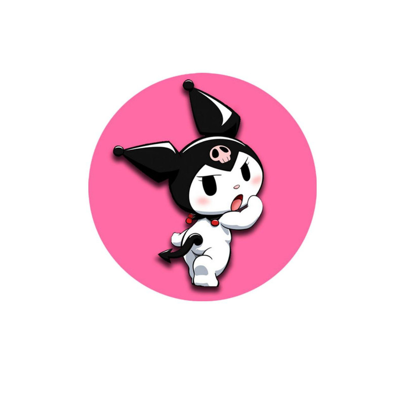 استیکر پارچه و لباس پاد آفرین مدل کارتونی کورومی kuromi کد 281